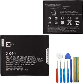 Li-Polymer New Replacement Battery GK40 SNN5967A Compatible with Motorola Cedric Moto E3, Moto E4, Moto G4 Play, Moto G5,XT1601 XT1603 XT1675 (GK40)