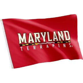 Desert Cactus University of Maryland Terrapins UMD Terps 100% Polyester Indoor Outdoor 3 feet x 5 feet Flag (Flag 4)