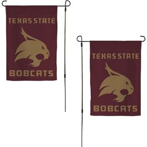 Desert Cactus Texas State University Garden Flag TXState Bobcats Banner 100% Polyester (Design A)