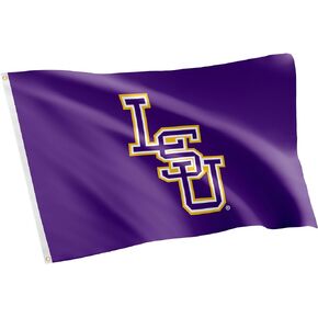 Desert Cactus LSU Flag Tigers Geaux Louisiana State University Flag Banners 100% Polyester Indoor Outdoor 3x5 feet Flags (Style Y)