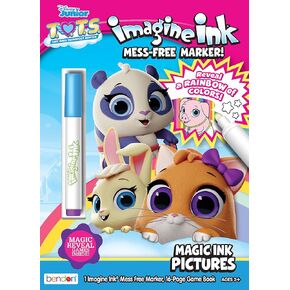 Disney Baby 16-Page Imagine Ink Coloring Book with 1 Mess Free Marker 50928