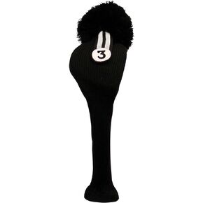 Izzo Golf Vintage Fairway Headcover, Black