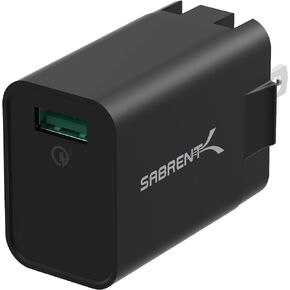 SABRENT Quick Charge 3.0 USB Wall charger [18W 5V 2.4A QC 3.0] (AX-QCP1)