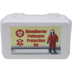 Kemp USA Bloodborne Pathogen Kit in Plastic Case