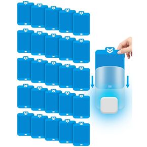 25 Pack Refill Cartridges Kit Compatible with Raid Plug-in Blue Light Indoor, Replacement Glue Cards Refillable Glue Boards Sticky Glue Pads