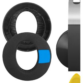 Geekria Sport Replacement Ear Pads for Sony Playstation Platinum Wireless Headset, PS4 Platinum Wireless (CECHYA-0090) Headphones Ear Cushions, Headset Earpads, Ear Cups Cover Repair Parts (Black)