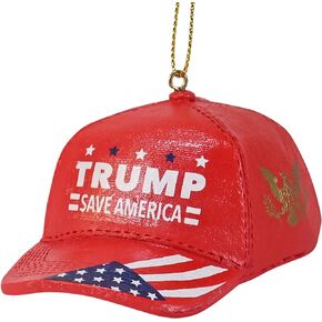 3.6" SAVE AMERICA Donald Trump Christmas Ornament