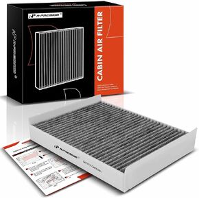 A-Premium Cabin Air Filter with Activated Carbon Compatible with Mercedes-Benz C300, C350e, C400, C43 AMG, C450 AMG, E300, E350, E53 AMG, GLE350, GL450, GLC300, GLS63 AMG, CLS53 AMG, G550, AMG GT 63
