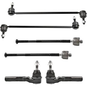 Motorman 6pcs (2) K80852+(2) EV260+(2) ES3455 وصلة نهاية قضيب الربط الأمامي، رابط نهاية قضيب الربط الداخلي والخارجي لـ 2005-2007 TERRAZA FWD، 2005-2008 UPLANDER FWD، 2005-2007 RELAY FWD in Kuwait