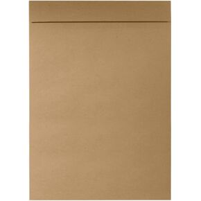 LUXPaper Open End TerraBoard Mailers | Zip Stick | 14 1/4" x 20" | Brown | 10pt. Paper Board | 50 Qty
