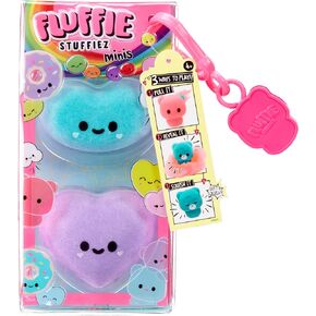 Fluffie Stuffiez Jelly Bean & Heart Candy Minis Collectible Feature - Surprise Reveal Unboxing Soft and Squishable Tactile Play Fidget DIY