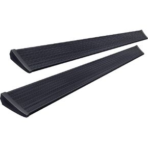 RealTruck AMP Research PowerStep | Fits 1999 - 2001 & 2004 - 2007 Ford F-250/F-350/F-450 Super Duty; 2000 - 2005 Ford Excursion | 75104-01A | Ergonomic, Rust-Proof Aluminum, True Flush Mount
