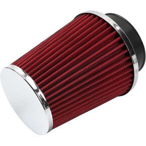 Universal Clamp-On Air Intake Filter, High Performance, Washable Filter, Replacement Air Filter, Flange Diameter 3inch/76mm Black