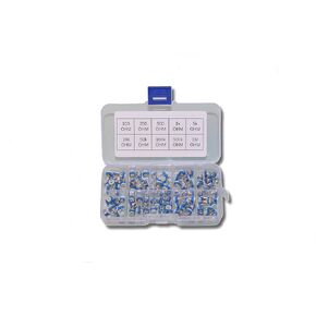 EPC-110 10 Value Variable Resistor Kit, 100 Ohm - 1M Ohm (Pack of 100 Potentiometer)