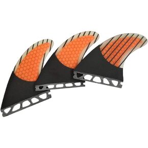 UPSURF Surfboard fins Single Tab G7/G5 Honeycomb+Carbon+Fiberglass Tri fins