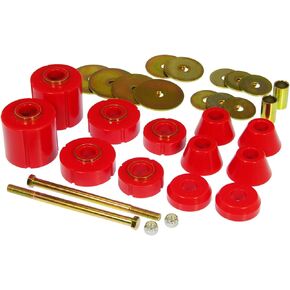 Prothane 67-72 GM Body Mount 12 Bushing Kit - Red