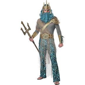 California Costumes God of The Sea Poseidon Men's Costume Medium 40-42 Blue