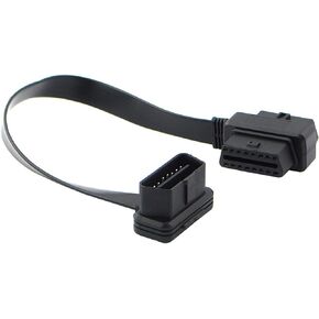 30cm OBD II OBD2 16 Pin Car Diagnostic Splitter Cord Male to Dual Female Extension Cable Adapter