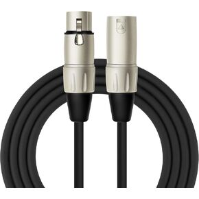 Cable MP-280-30/BK - 30 feet - XLR to XLR Microphone Cable Black PVC Jacket