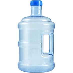 SEWACC Water Bottle 1.3 Gallon Water Containers Water Jug with Handle Large Reusable Motivational Jug for Camping Outdoor Sports Travel