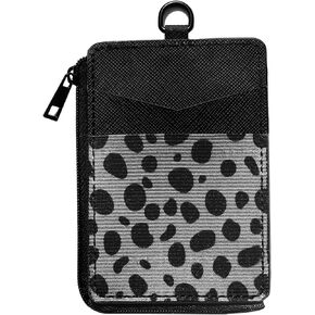 Elastic Card Holder Wallet, Slim Wallet Vertical Credit Card Holder, Minimalist Front Pocket Wallet For Women& Men (Black-0)