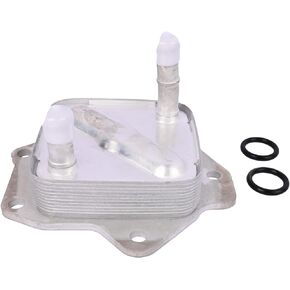 Engine Oil Cooler 15710-38021 15710-0S010 Compatible with Toyota Land Cruiser 2008-2021 / Sequoia 2008-2022 / Tundra 2007-2021 / Lexus LX570 2008-2021