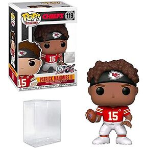 Visit the Funko Store Patrick Mahomes Vinyl Figure #119 (Bundled with Compatible Ecotek Pop Box Protector)