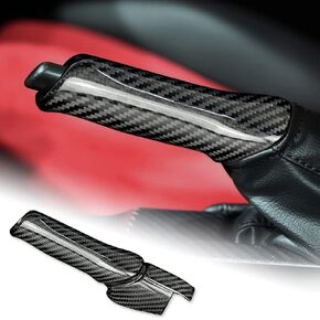 AIRSPEED Carbon Fiber Car Handbrake Cover Parking Grip Handle Lever Protector for Nissan GTR 2008-2021 Accessories