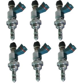 GzYcsFocusqp 6 Pcs Fuel Injector Compatible for 2006-2013 Lexus IS250 2.5L V6/2006 Lexus GS300 2.5L V6 23250-31020 2325031020 23209-39055