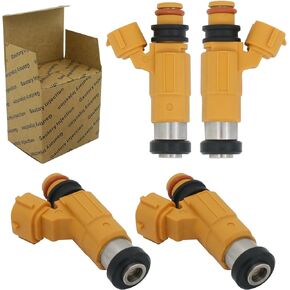 Fuel Injectors Compatible with Marine Yamaha F150 150HP 4 Stroke Outboard 1997-2004 Mitsubishi Diamante 3.5L Replaces CDH275 842-12295 FJ871 Set of 4