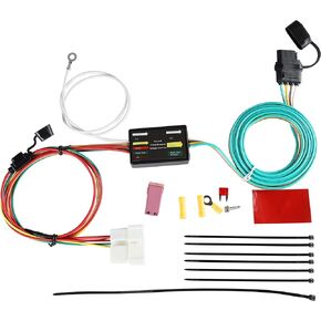 Oyviny Custom 4 Way Flat Trailer Wiring Harness 56291 for Honda Pilot 2016-2022/Honda Passport 2019-2022, Factory Tow Package Required