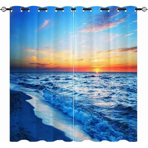 YUANZU Boys Kids Gaming Curtains Rod Pocket Gamer Gamepad مجردة لعبة فيديو لاعب جويستيك طباعة نمط ستائر النافذة للرجل في سن المراهقة الشباب الحضانة غرفة نوم الطفل غرفة اللعب W42 × L84 بوصة 2 لوحات in Kuwait