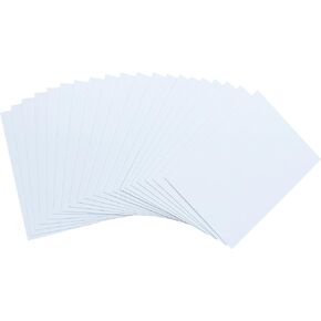 Crescent Creative Products SP215-0507 Crescent #215 Marker Board, Hot Press, Bulk Pack, 40 Count, 5" x 7" Size, 5" by 7", White