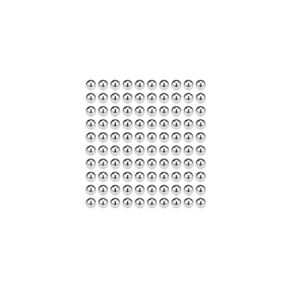 uxcell 1mm Bearing Balls 304 Stainless Steel G100 Precision Balls 1000pcs