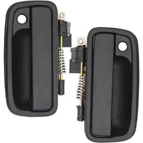 Front Left Driver and Right Passenger Side with Key Hole Exterior Door Handles (2 Pcs) for Toyota Tacoma 1995-2004 Replaces# 69210-35020, 69220-35020, TO13