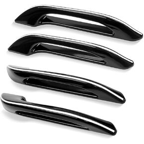 TIKSCIENCE Upgrade Door Handle Protector Fit for Tesla Model 3 2017-2021 Pull Door Handle Warp Fit for Tesla Model Y 2020 2021 Door Handle Cover with Reflective Strips