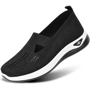 Orthopedic Shoes for Women, Women's Woven Orthopedic Breathable Soft Shoes, 2024 New Go Walking Slip on Diabetic Foam Shoes in Kuwait