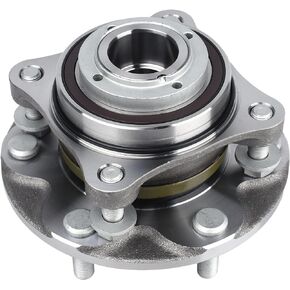 KUSATEC 950-004 Front Wheel Bearing and Hub Assembly Compatible with 2003-2019 Toyota 4Runner, 2007-2009 FJ Cruiser, 2005-2019 Tacoma, 6 Lug Bolts w/ABS