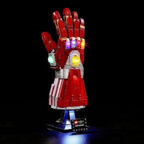 YEABRICKS LED Light for Lego 76223 Marvel Nano Gauntlet Building Blocks Model (Lego Set NOT Included)