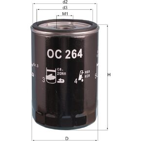 MAHLE OC 264 Oil Filter