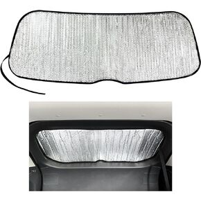 YelloPro Custom Fit Front Windshield Sunshade Protector for 2019 2020 2021 2022 2023 2024 Toyota RAV4 SUV Crossover, LE XLE Premium Limited XSE Hybrid Adventure, Sun Shade Accessories, Made in USA