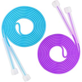 Jump Rope For Kids,Jump Rope Kids,Adjustable Soft Skipping Rope,Toddler Jump Rope With PVC Handles And Back CoverFor Kids, Boys,Girls,Women, Men,Exercise Activity,Outdoor Fitness