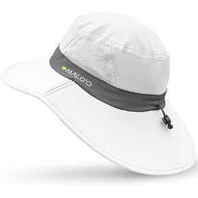 Malo'o Golf Hat with UPF 50+ Protection, Adjustable Sizes, Comfortable Band, Anti-Glare Underbrim