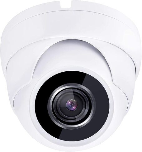 101AV 2MP 4in1 TVI/AHD/CVI/CVBS 2.8mm Fixed Lens Surveillance Dome Camera DWDR OSD menu Indoor Outdoor for CCTV DVR Home Office Surveillance Security (White) (1 Pack) in Saudi Arabia