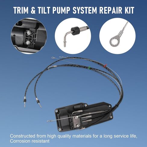طقم إصلاح غطاء نظام المضخة والإمالة المتوافق مع فولفو Penta SX-A استبدال # 21573835، 21945911 in Kuwait