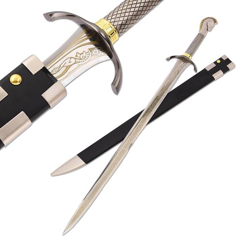 ZiQing القرون الوسطى السيف تأثيري حلي الملحقات المقتنيات، أنماط مختلفة المتاحة (D-Halbrand Sword) in Kuwait
