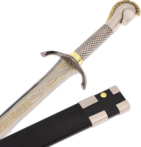 ZiQing القرون الوسطى السيف تأثيري حلي الملحقات المقتنيات، أنماط مختلفة المتاحة (D-Halbrand Sword) in Kuwait