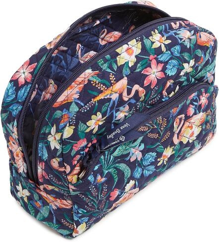 Vera Bradley Women's Cotton Large Cosmetic Makeup Organizer Bag in Saudi Arabia
