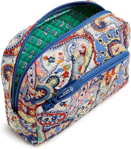 Vera Bradley Women's Cotton Large Cosmetic Makeup Organizer Bag in Saudi Arabia