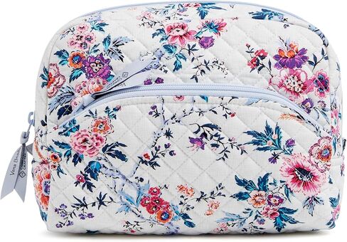 Vera Bradley Women's Cotton Large Cosmetic Makeup Organizer Bag in Saudi Arabia